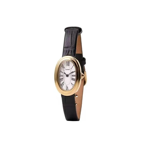 LLOYD Awesome Oval Watch - black croc