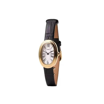 LLOYD Awesome Oval Watch - black croc