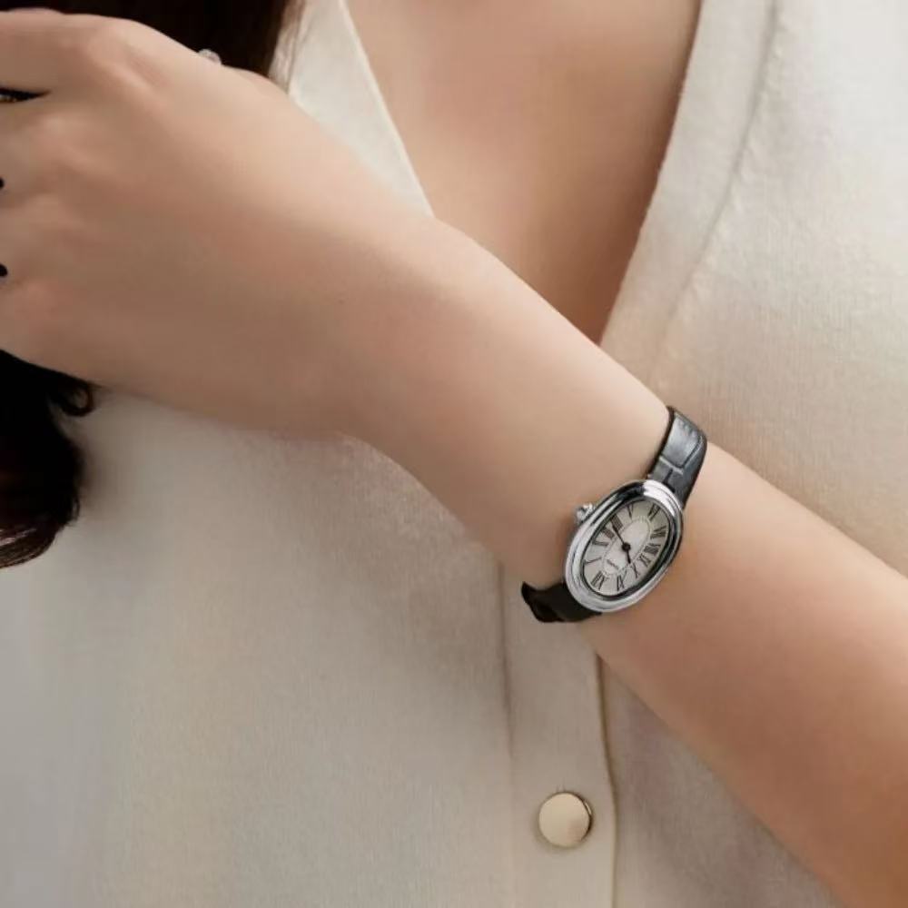 LLOYD Awesome Oval Watch - black solid (renewal)