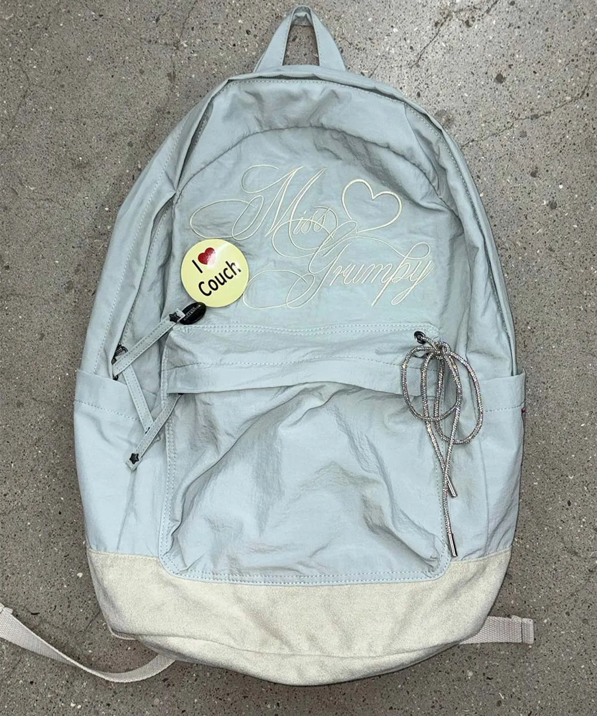 Sculptor Grumpy Girl Nylon Backpack - 3 colors