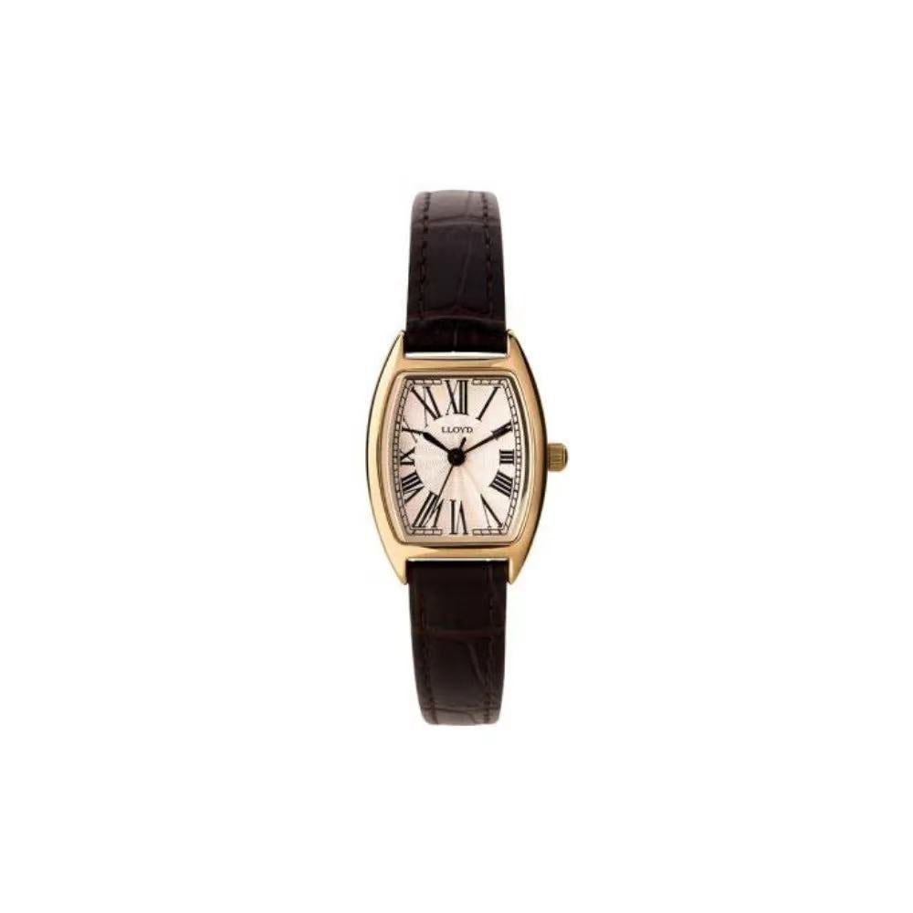 LLOYD Tonneau Vintage Women's Watch - brown