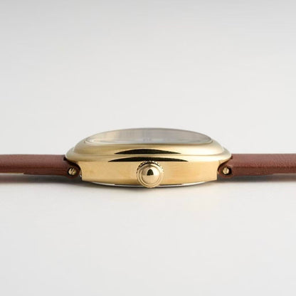 LLOYD Awesome Oval Watch - brown solid