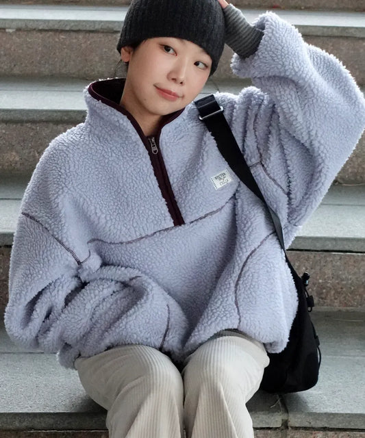 Bitter Cells Poddy Fleece Half Zip Up - 3 colors