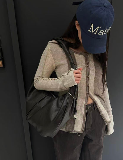 Matin Kim Twist Handle Small Hobo Bag - 2 colors
