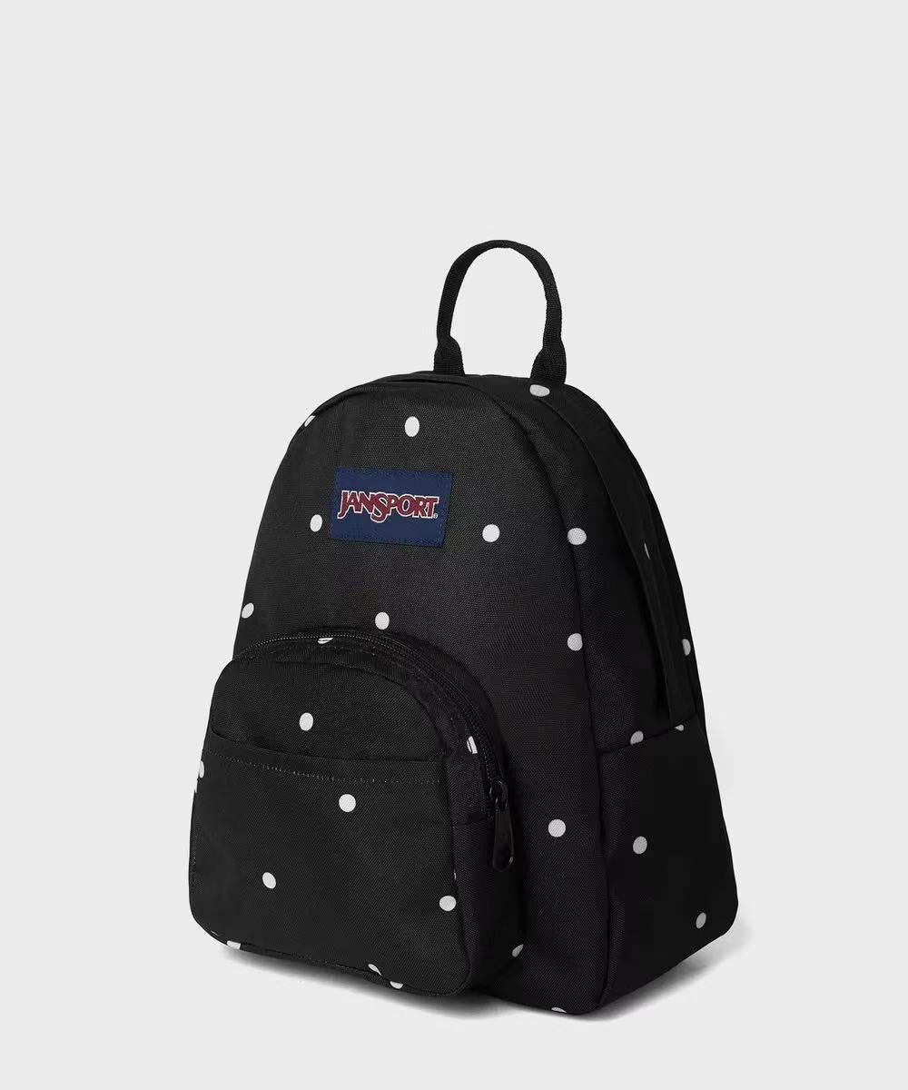 Jansport Half Pint Mini Backpack Polka Dot Black