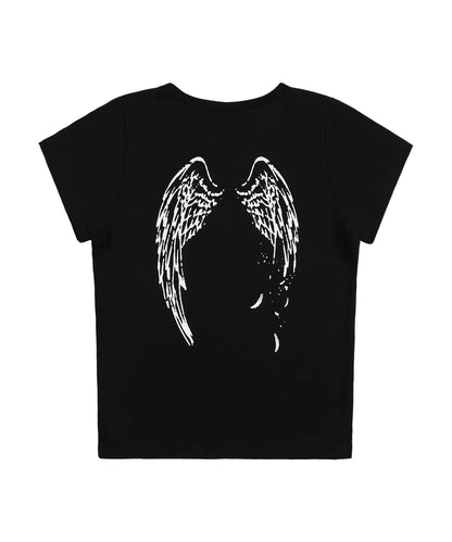 Fancy Club Rebirth of Heaven Crop Tee - 3 colors