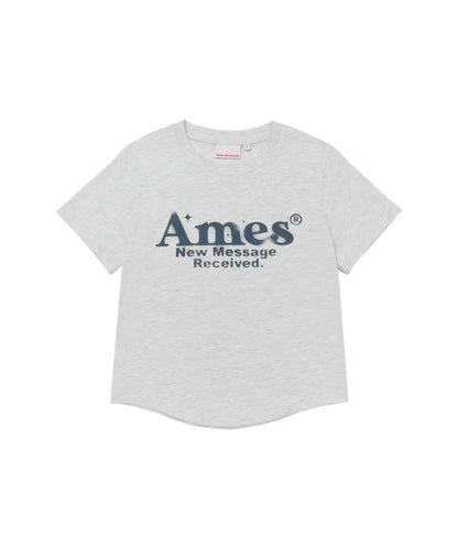 Ames Worldwide Round Hem Crop Tee - 7 colors