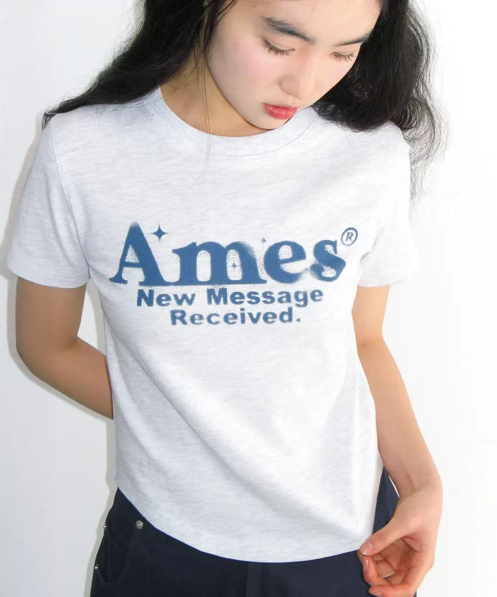 Ames Worldwide Round Hem Crop Tee - 7 colors