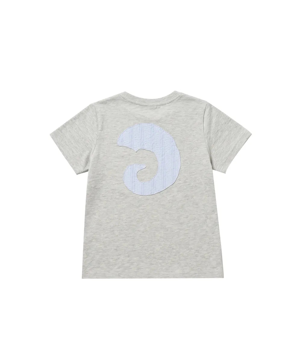 tansanmagnesium Horn Applique T-shirt - 9 colors