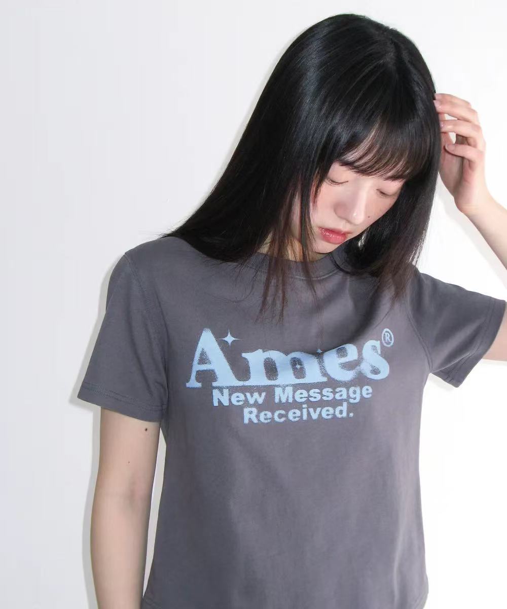 Ames Worldwide Round Hem Crop Tee - 7 colors