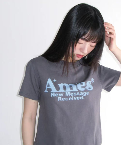 Ames Worldwide Round Hem Crop Tee - 7 colors