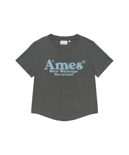 Ames Worldwide Round Hem Crop Tee - 7 colors