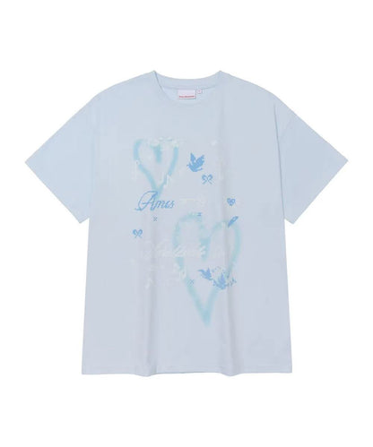 Ames Worldwide Heart Pixel Art Tee - 3 colors