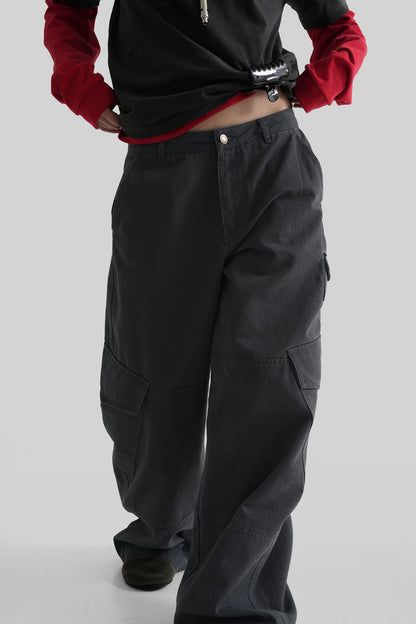 AUTUMN Off Washing Cargo Pants - 3 colors