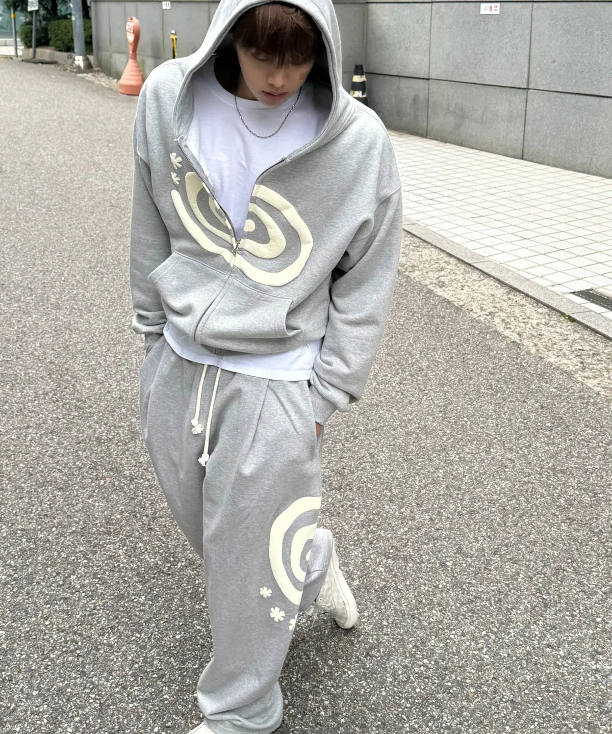 AMOU Molly Hoodie Zip Up - 3 colors