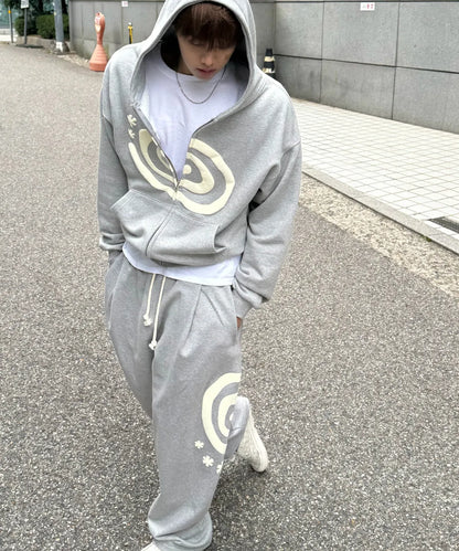 AMOU Molly Hoodie Zip Up - 3 colors