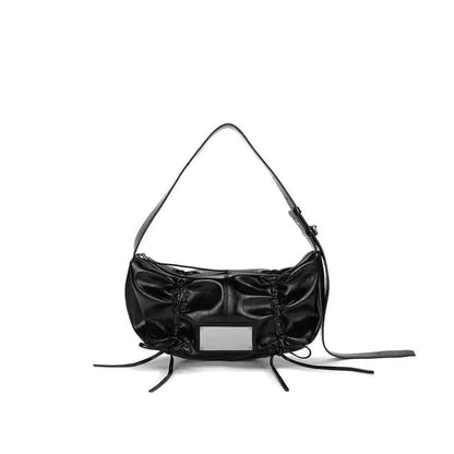 Matin Kim Half Shirring Ribbon Round Bag - 2 colors