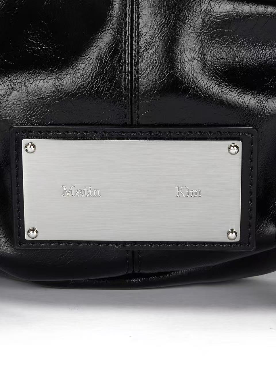 Matin Kim Half Shirring Ribbon Round Bag - 2 colors