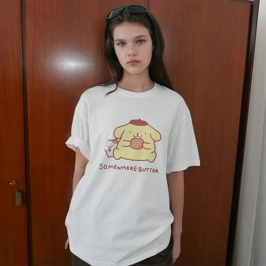 Somewhere Butter Pompompurin Overfit Top - 8 colors