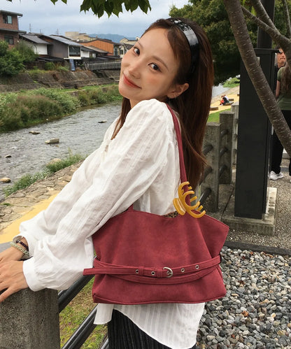 Leterie Mellow Reversible Belt Tote Bag - 8 colors