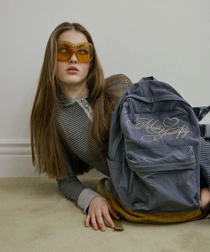 Sculptor Grumpy Girl Nylon Backpack - 3 colors