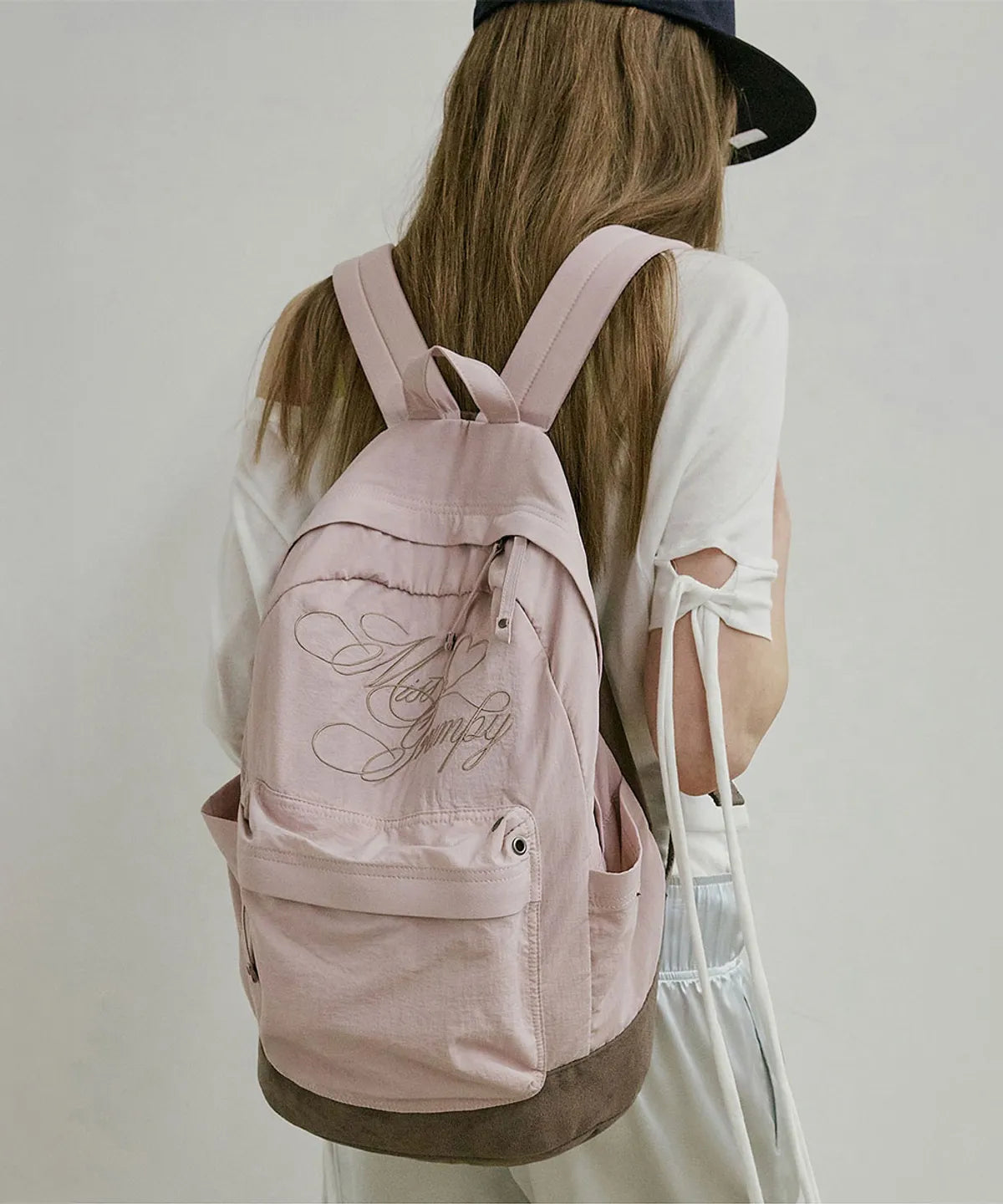 Sculptor Grumpy Girl Nylon Backpack - 3 colors