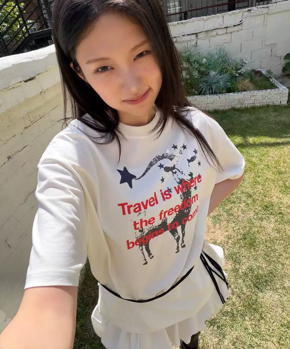Travel Freedom Pigment Overfit Tee - 3 colors