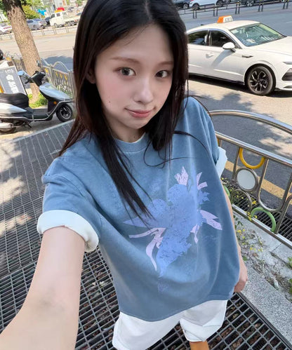 Travel Release Pigment Overfit Tee - 3 colors