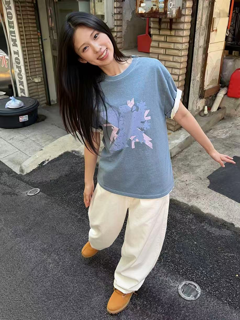 Travel Release Pigment Overfit Tee - 3 colors