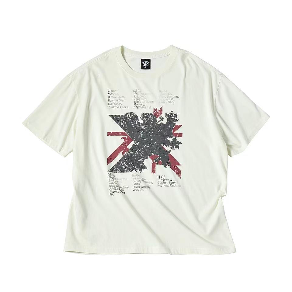 Travel Release Pigment Overfit Tee - 3 colors