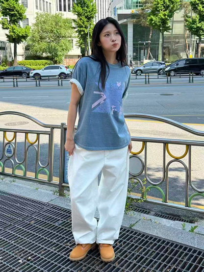 Travel Release Pigment Overfit Tee - 3 colors