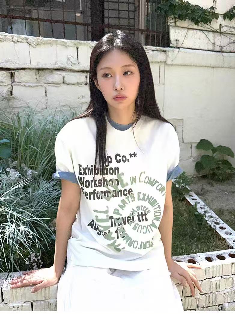 Travel Helix Pigment Overfit Tee - 2 colors