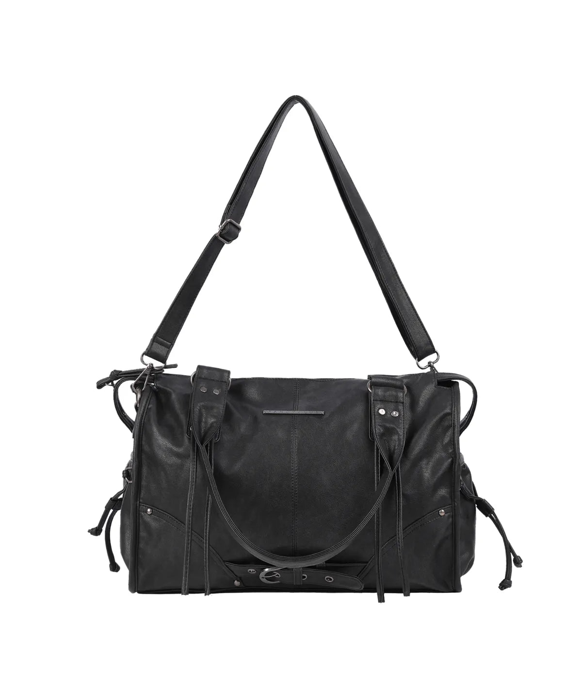 Fancy Club Belted Washing Leather Bag - 5 colors