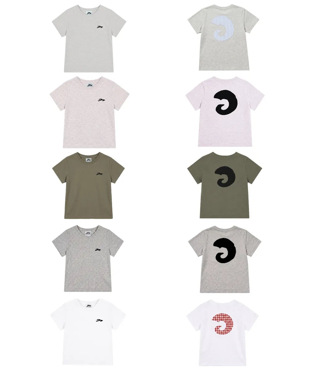 tansanmagnesium Horn Applique T-shirt - 9 colors