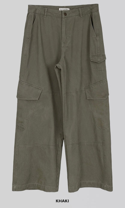 AUTUMN Off Washing Cargo Pants - 3 colors