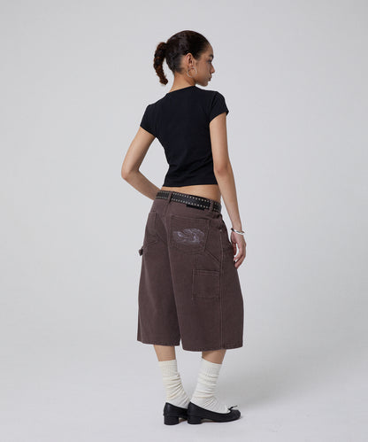 suade Contour Double Knee Shorts - 5 colors