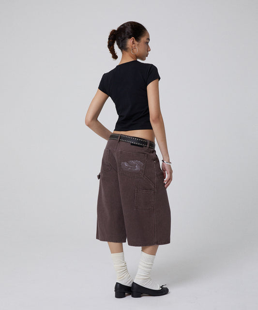 suade Contour Double Knee Shorts - 5 colors