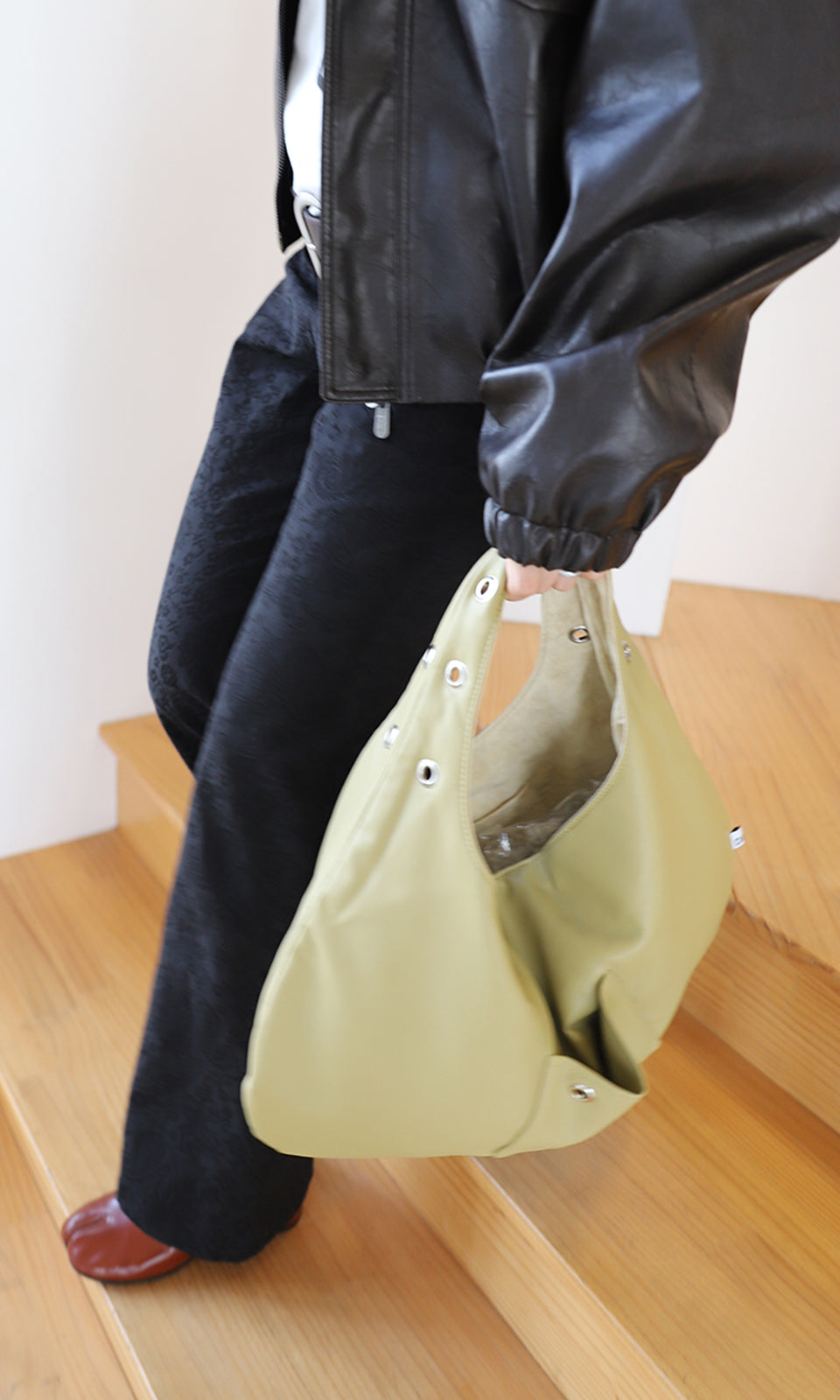 DEPC Eyelet Leather Bag - 3 colors