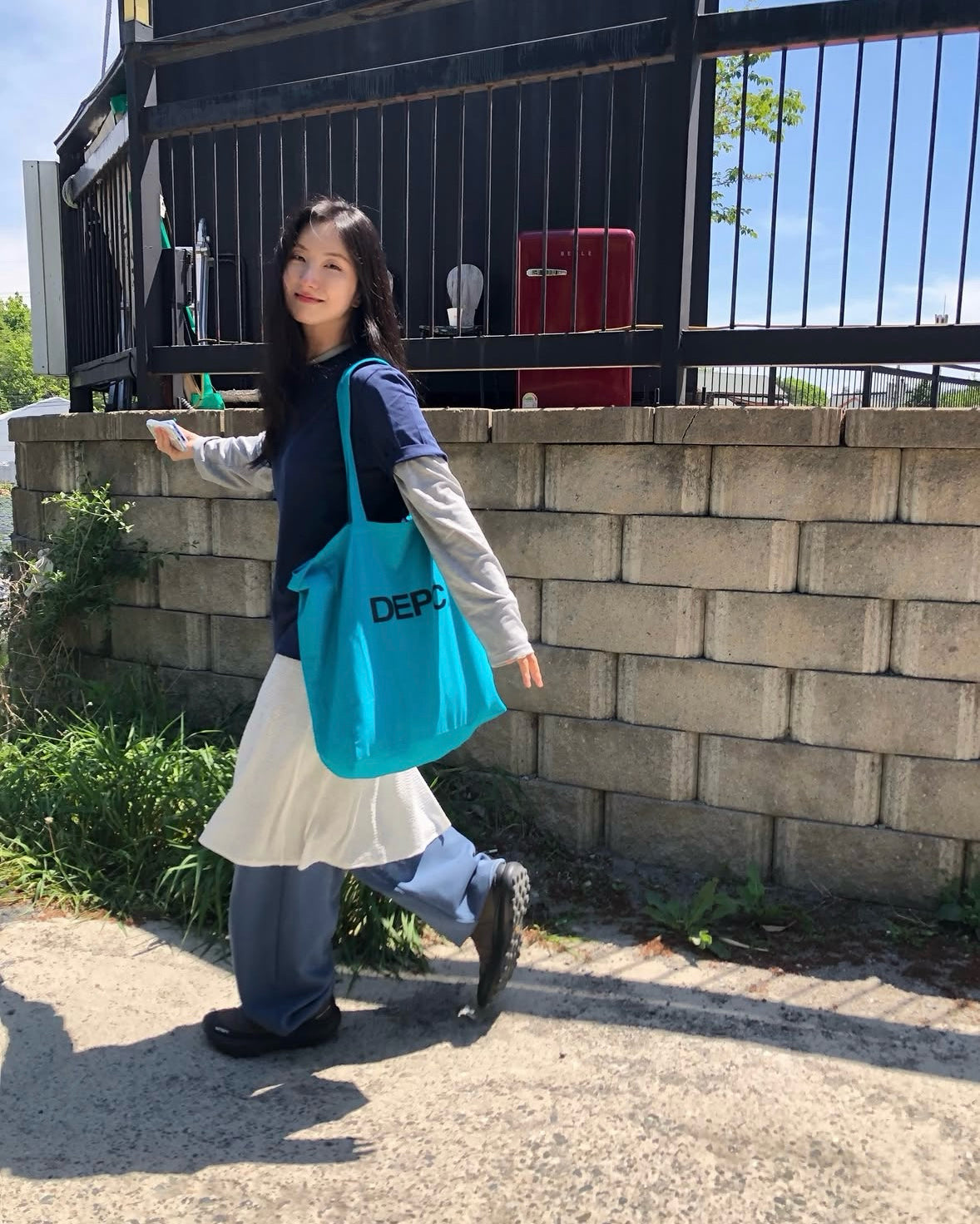 現貨｜DEPC Logo Eco Bag - teal