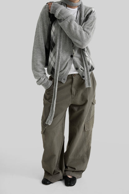 AUTUMN Off Washing Cargo Pants - 3 colors