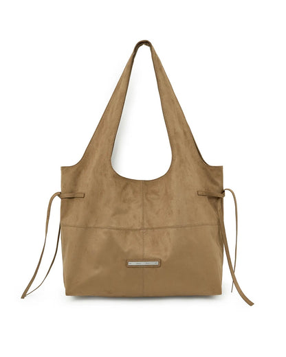 Matin Kim Side String Leather Big Shoulder Bag - 3 colors