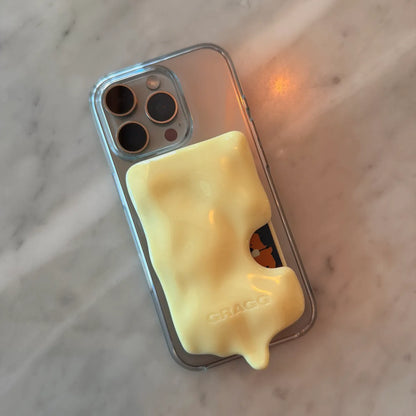 GRAGG Double Layers Magsafe Card Slot - yellow