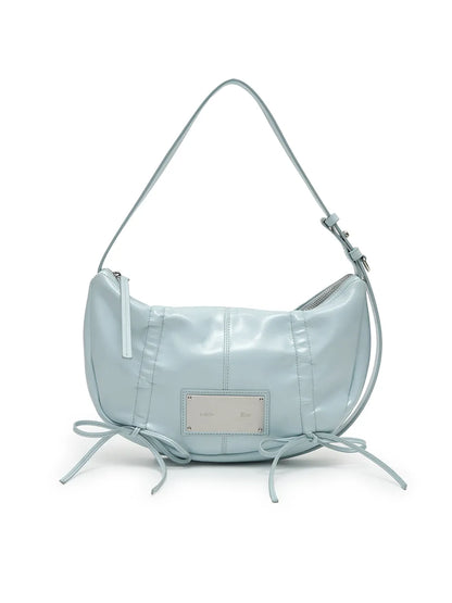 Matin Kim Half Shirring Ribbon Round Bag - 4 colors