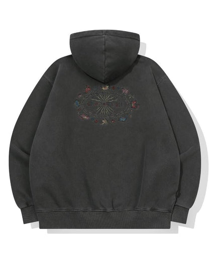 CPGN 2Way Cat Stitch Pigment Hood Zip Up - 3 colors