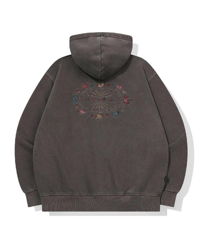 CPGN 2Way Cat Stitch Pigment Hood Zip Up - 3 colors