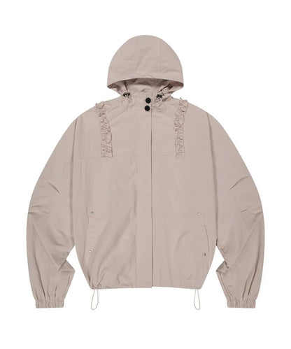 ILLIGO Oblique Frill Hooded Jacket - 6 colors