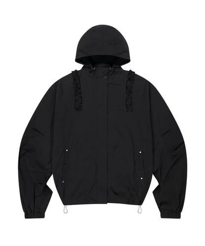 ILLIGO Oblique Frill Hooded Jacket - 6 colors