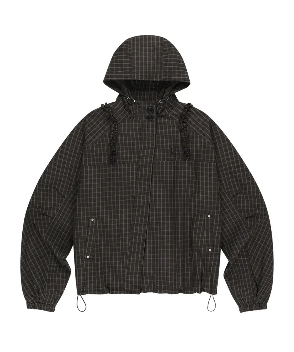 ILLIGO Oblique Frill Hooded Jacket - 6 colors