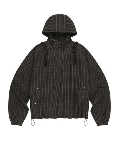 ILLIGO Oblique Frill Hooded Jacket - 6 colors