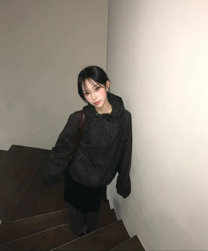 ILLIGO Oblique Frill Hooded Jacket - 6 colors